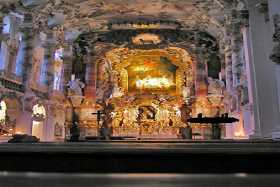 The wonderful rococo interior by Dominikus Zimmermann