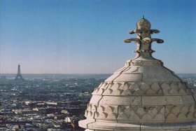 A view from the top of the Sacre Coeur