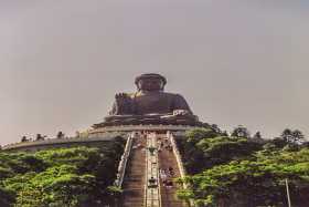 The Tian Tan Big Buddha at Po Lin Monastery