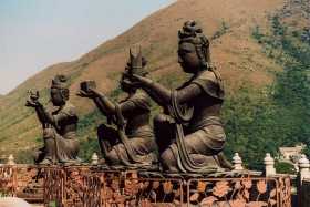 The Tian Tan Big Buddha at Po Lin Monastery