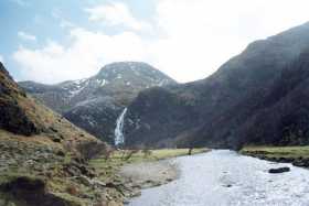 The Water of Nevis high up in the glen