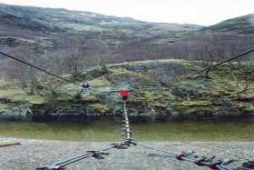 Crossing the Water of Nevis the tricky way