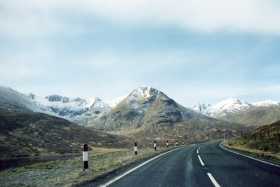 The spectacular vista at Glen Coe