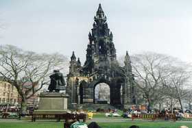 The Sir Walter Scott memorial in Edinburgh