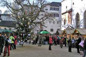 Christmas market in Salzburg's Festung Hohensalzburg