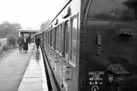A timeless scene at Kingscote Station on the Bluebell Railway