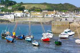The harbour at St Michael's Mount