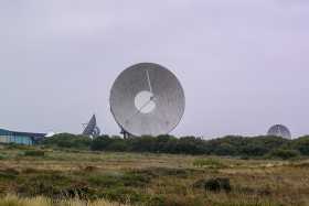 Goonhilly Downs, BT's satellite centre near the Lizard