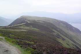 The wide expanse of Maiden Moor from Blea Crag