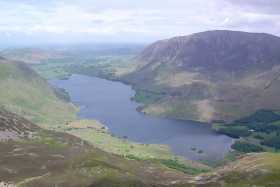 Looking north over Crummock Water and Grasmoor