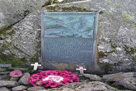 The FRCC war memorial at the summit of Great Gable