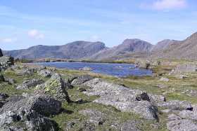 The Scafells from Three Tarns