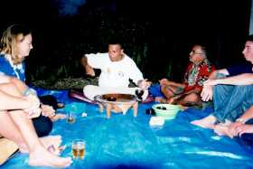 Informal kava ceremony