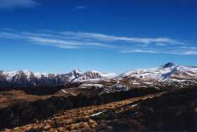 The Jackson Mountains to the south of the Kepler Track