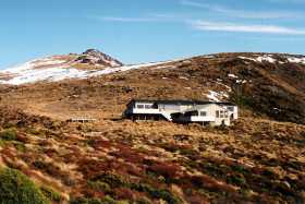The Mt Luxmore hut