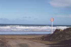 Ninety Mile Beach - you can drive on it and the beach even has a speed limit