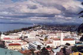 Napier, rebuilt in art-deco style after a devasting earthquake in 1931