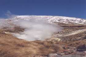 The Ketahi hot springs in the side of Tongariro