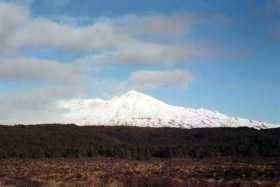 Ruapehu Volcano from the Desert Road