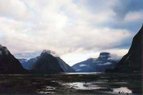 Early morning at Milford Sound