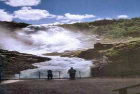 The Kjoss waterfall, where the huldra plays