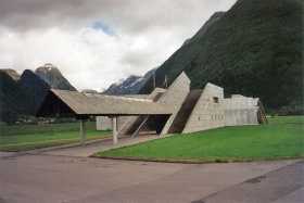 The Norwegian Glacier Museum at Fj&aelig;rland