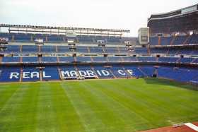Santiago Bernabeu - the home of Real Madrid