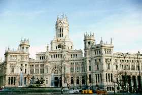 The grand Post Office in Madrid