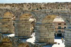 The magnificent Roman aquaduct at Segovia