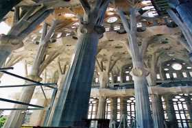 Inside the Sagrada Familia